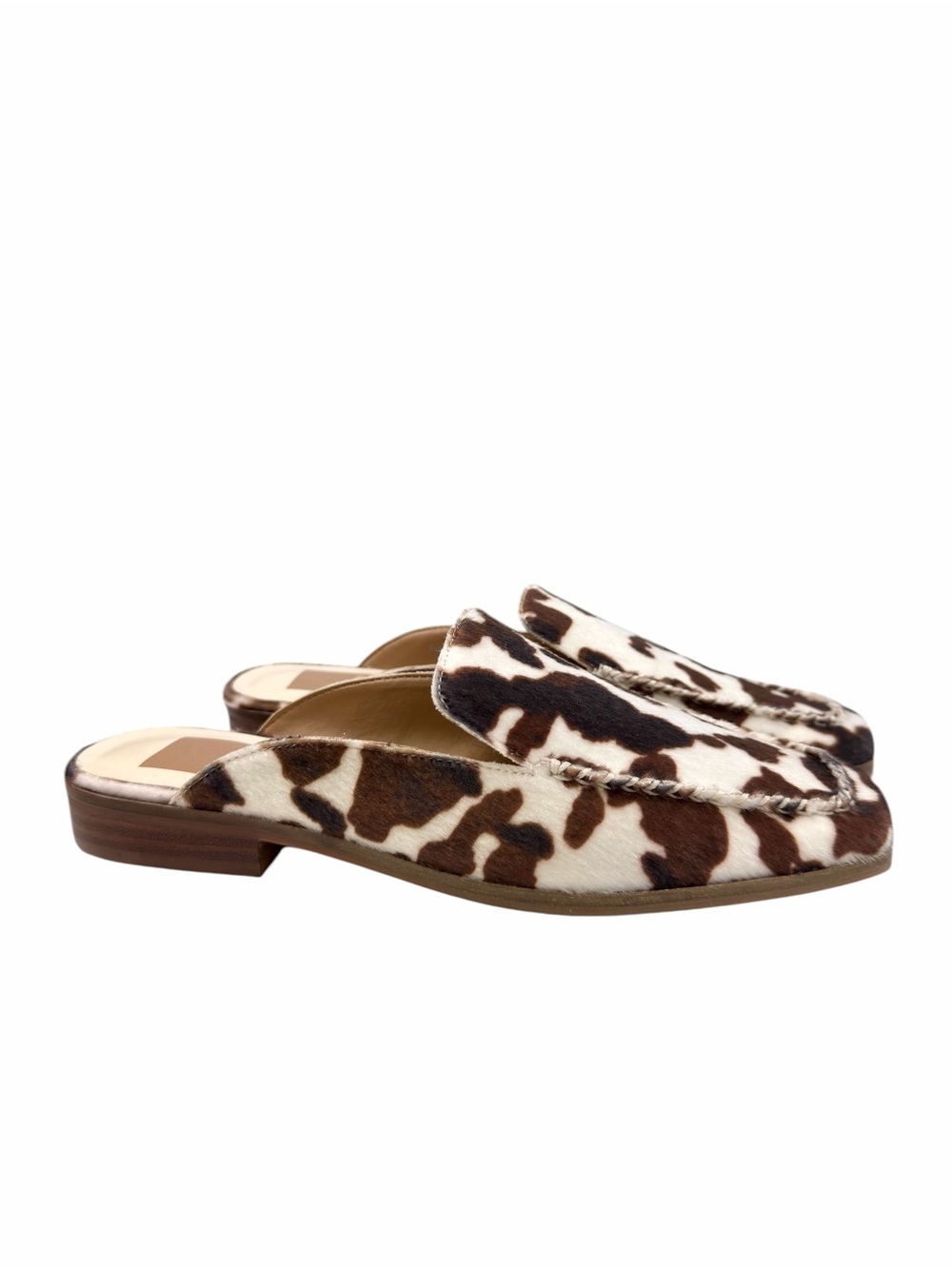 Dolce Vita Brevyn Mules in Cocoa Faux Calf Hair Women’s Size 6.5 - Picture 3 of 15